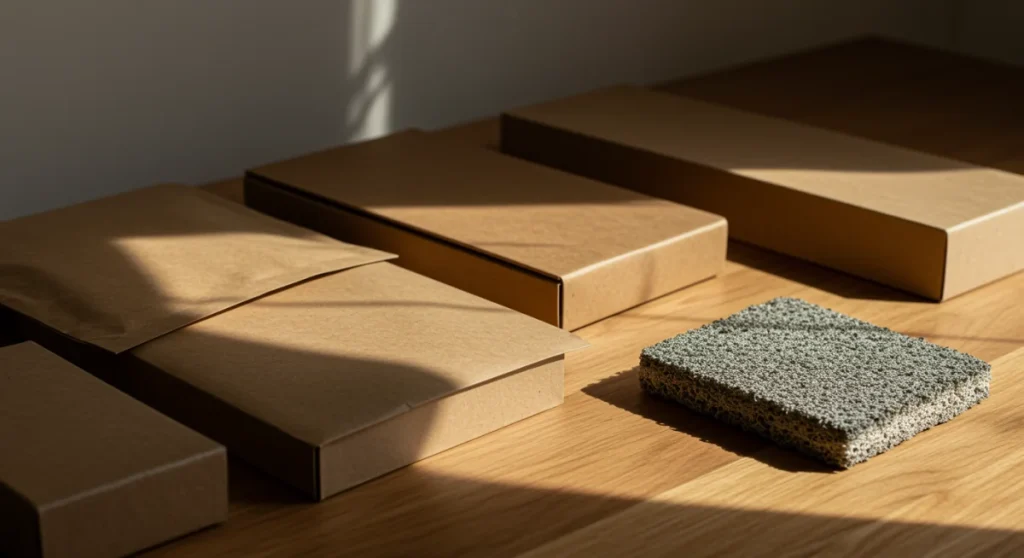 Packaging Sostenible Moda España: 5 Soluciones Reducen Plástico 50% para 2026