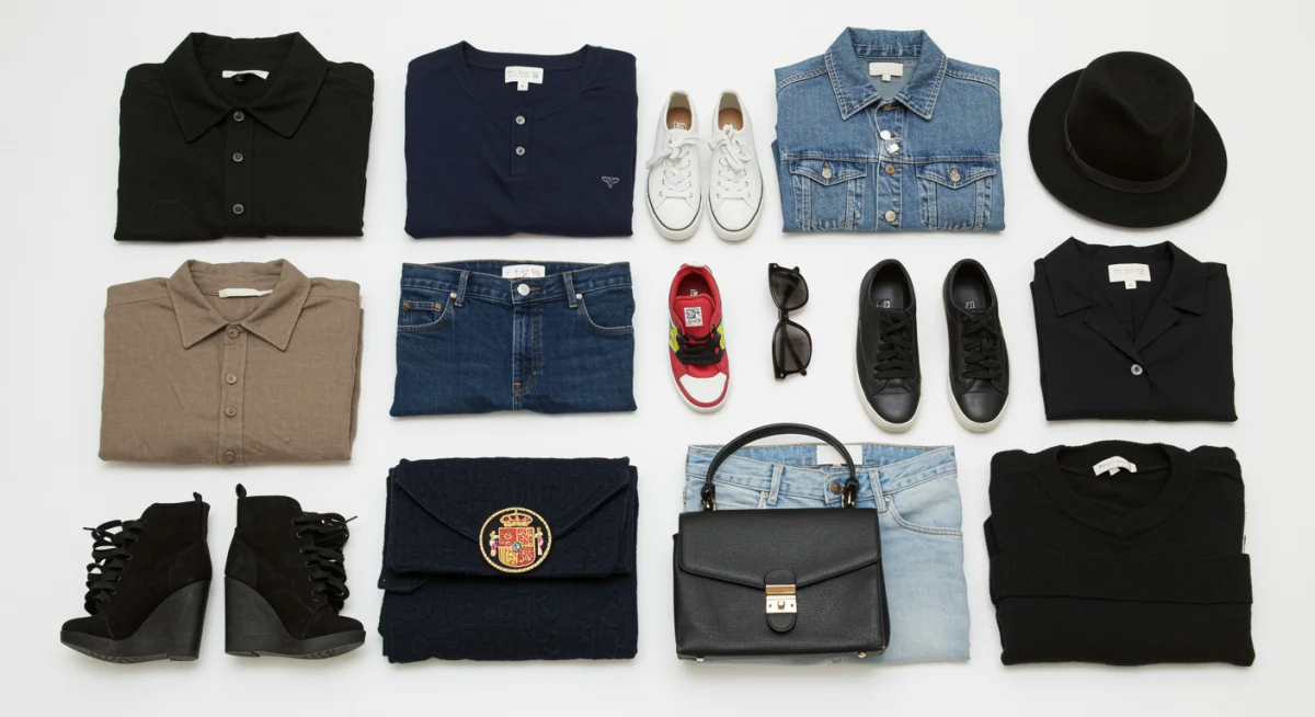 Comparación visual de prendas desactualizadas y modernas para ilustrar errores y aciertos de estilo.