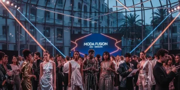 Participantes en un evento de moda en España, reflejando la vanguardia y el dinamismo del sector.