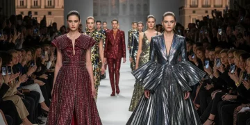 Pasarela de moda en España, reflejando el dinamismo económico del sector.